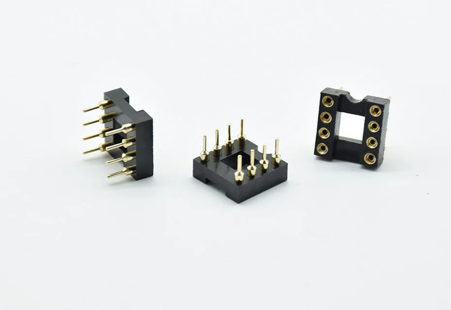 100PCS 28-Pin DIL DIP IC Socket PCB Mount connecteur Nouveau Bonne Qualité 